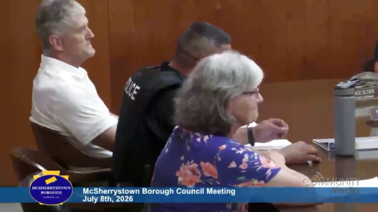 McSherrystown Borough Council Meeting – 07/08/2026