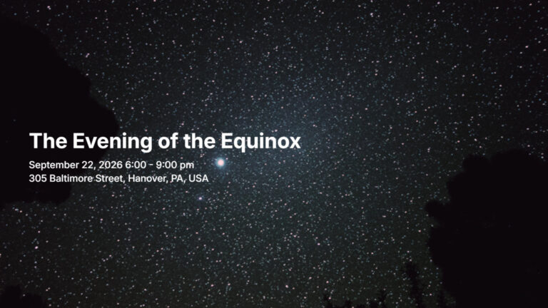 Borough of Hanover Announces Evening of the Equinox Event