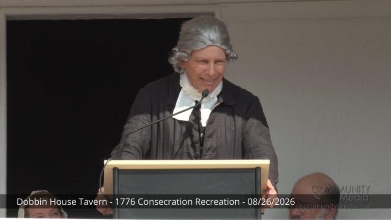 Dobbin House 1776 Consecration Recreation – 08/26/2026
