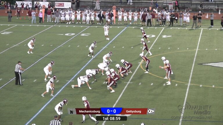 Mechanicsburg @ Gettysburg – 09/25/2026 – High School Football