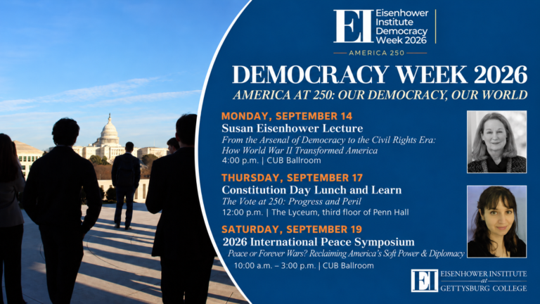 Eisenhower Institute Announces 2026 Democracy Week Programming