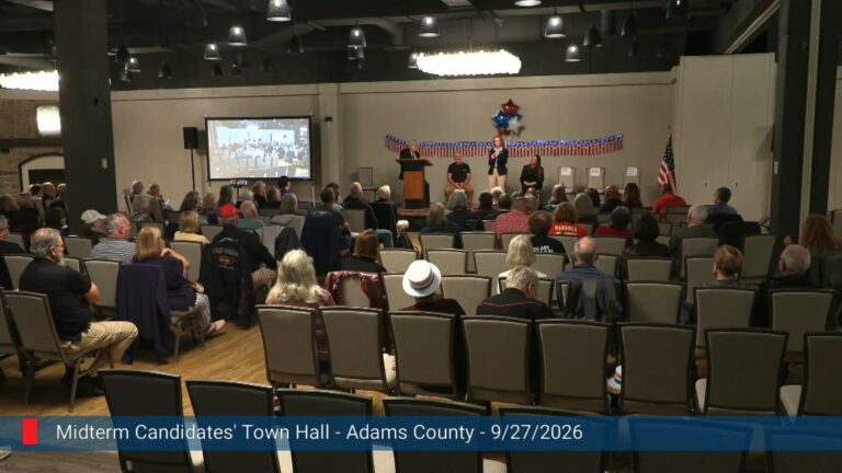 The Midterms Candidates’ Town Hall – Adams County, PA – 09/27/2026