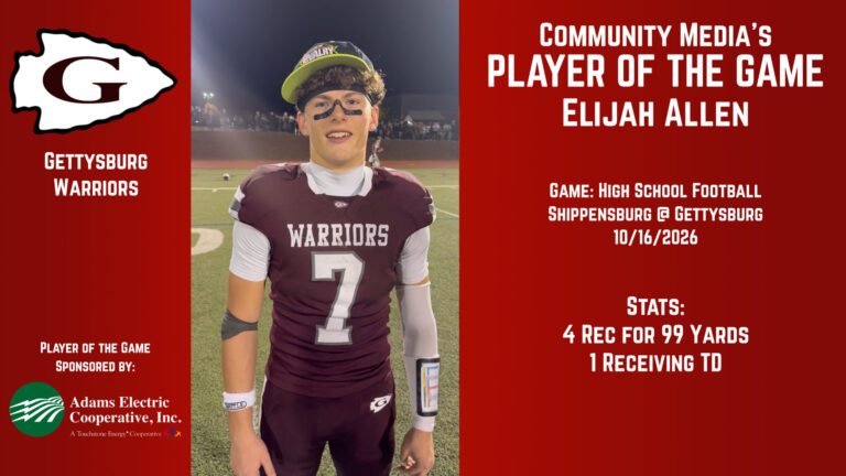Player of the Game – Elijah Allen – 10/16/2026