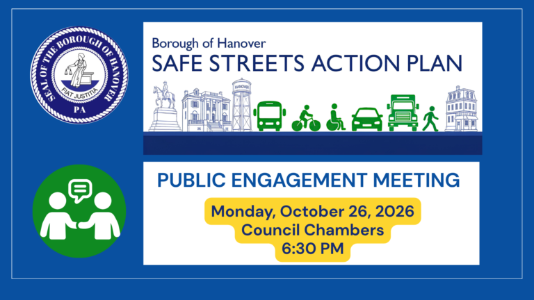 Public Engagement Meeting for Borough of Hanover