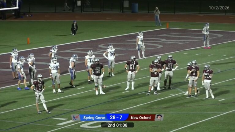 Spring Grove @ New Oxford – 10/02/2026 – High School Football