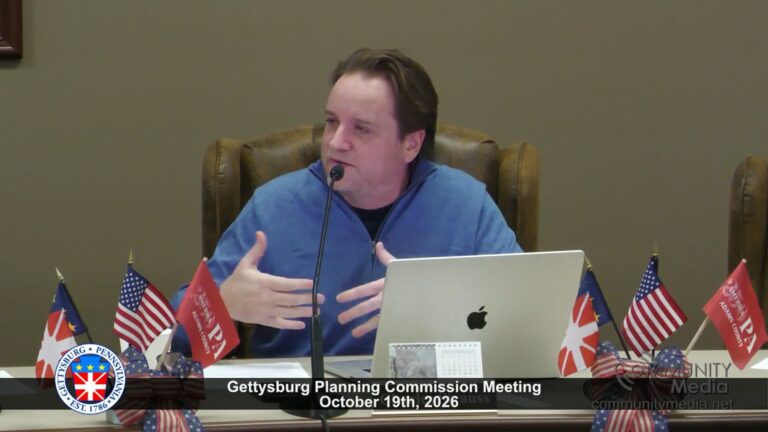 Gettysburg Planning Commission Meeting – 10/19/2026